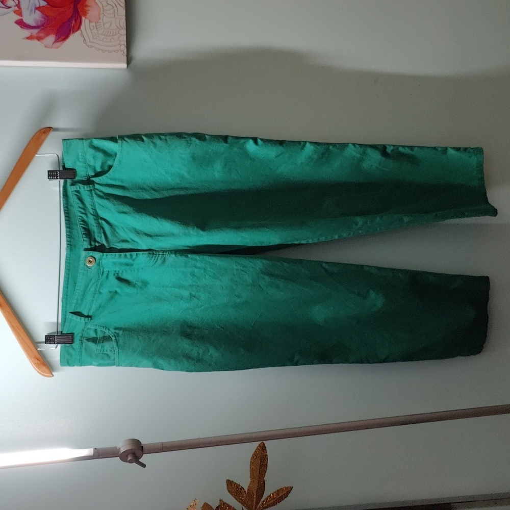 Pair of Capri pants in Kelly green